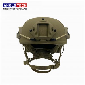 Aholdtech ATBH-M01-S02 NIJ IIIA 3A Tactical Ballistic MICH 2001 High Cut Bulletproof Helmet bakeng sa Sepolesa sa Sesole