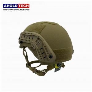 Aholdtech ATBH-M01-S02 NIJ IIIA 3A casco táctico balístico MICH 2001 a prueba de balas de corte alto para policía del ejército
