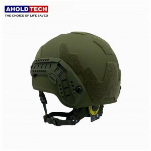 Aholdtech ATBH-FST-P02-RG NIJ IIIA 3A Tactical Ballistic FAST SENTRY တပ်မတော်ရဲများအတွက် အလယ်အလတ်ဖြတ် ကျည်ကာဦးထုပ်