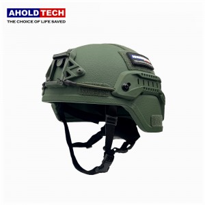 Aholdtech ATBH-M00-S03 NIJ IIIA 3A Casco balistico tattico MICH a taglio basso antiproiettile per la polizia militare