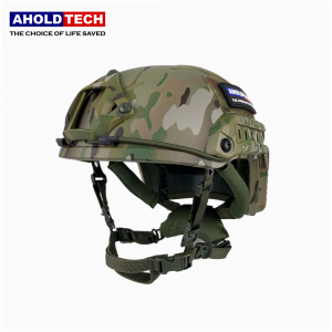 Aholdtech ATBH-FMT-P02-MC MultiCam NIJ IIIA 3A Tactical Ballistic FAST Maritime Super High Cut Bulletproof Helmet bakeng sa Sepolesa sa Sesole