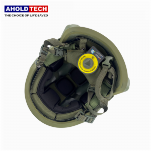 Aholdtech ATBH-FMT-P02-RG NIJ IIIA 3A Tactical Ballistic FAST Maritime Super High Cut Bulletproof Helmet for Army Police