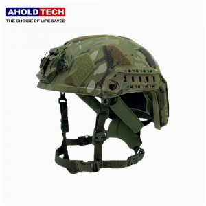 Aholdtech ATBH-FSF-P02-MC Multicam NIJ IIIA 3A Tactical Ballistic FAST SF High Cut Bulletproof Helmet bakeng sa Sepolesa sa Sesole