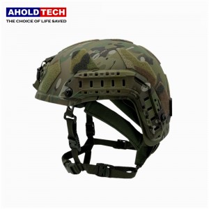 Aholdtech ATBH-FSF-P02-MC Multicam NIJ IIIA 3A Tactical Ballistic FAST SF High Cut Куленепрабівальны шлем для армейскай паліцыі