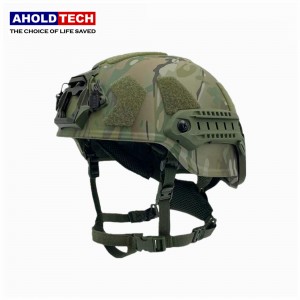 Aholdtech ATBH-FST-P02-MC Multicam NIJ IIIA 3A Helm Antipeluru Potongan Tengah Penjaga Cepat Balistik Taktis untuk Polisi Angkatan Darat