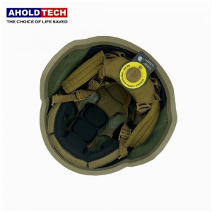Aholdtech ATBH-M00-PB2 NIJ IIIA 3A Tactical Ballistic MICH Low Cut Bulletproof Helmet for Army Police