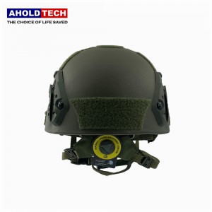 Aholdtech ATBH-M00-ER2-OD Russia Gost BR2 Tactical Ballistic MICH Tsawg Cut Bulletproof Helmet rau Tub Ceev Xwm