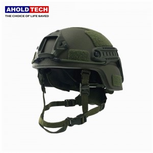 आर्मी पोलिसांसाठी Aholdtech ATBH-M00-ER2-OD रशिया Gost BR2 सामरिक बॅलिस्टिक MICH लो कट बुलेटप्रूफ हेल्मेट