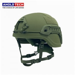Aholdtech ATBH-M00-E02-RG NIJ III Enhanced Combat Balistik MICH Low Cut Bulletproof Helm pikeun Pulisi Tentara