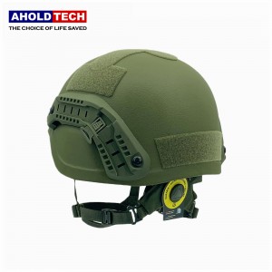 Aholdtech ATBH-M00-E02-RG NIJ III Enhanced Combat Ballistic MICH Low Cut Bulletproof Helmet for Army Police