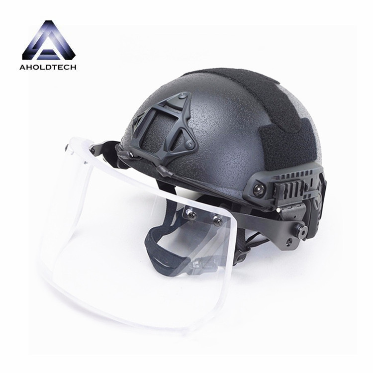 Reasonable price High Cut Ballistic Helmet - Bulletproof Face Shield Ballistic Visor NIJ IIIA For MICH FAST ATBH-FS02 – Ahodtechph