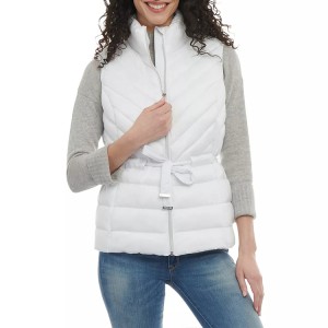 Women’s Packable Belted Puffer Vest Slim Fit Packable Custom Gym Wear Winter Hot Selling