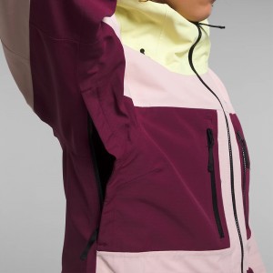 Oversized Fit Women Down Coat 2-Way Front Zipper Adjustable Opening Fixed Hood Elasticated Cuffs  Adjustable Hem Winter Low Moq