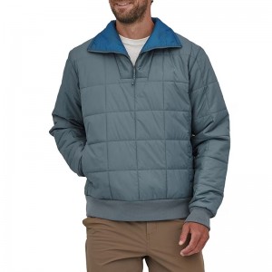 Men’s Quilted Pullover Jacket Waterproof ...