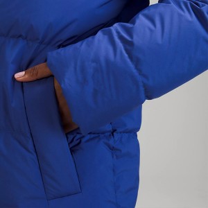 Puff Long Jacket Women Waterproof 100% Polyester Filled Goose Down In Winter