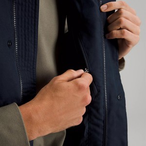 Dark Blue Puffer Vest Waterproof Zippers Plus Size Running for Factory Hot Sale 2023