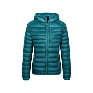 Women’s Packable Down Jacket Lightweight Hooded Full Zipper Factory Wholesale