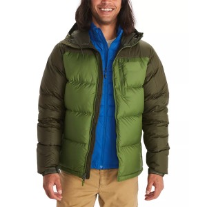 Mens Down Contrast Colors 100% Polyester Fixed Hood With Hood Opening Cord Adjustment For Wholesale Factory