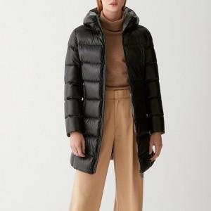 2022 High quality Womens Extra Long Puffer Coat - Outdoor Winter Keep Warm Custom Woomen’s Long Down Jacket With Hood – AIKA