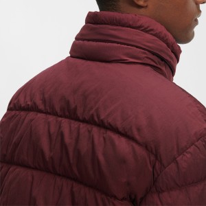 OEM Custom Men’s Winter Puffy Cotton Padded Jackets With Sleeve Pocket