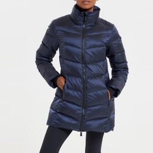 Reasonable price for Wool Down Jacket - High Quality Custom Jacket Nylon long Duck puffer coat womens – AIKA