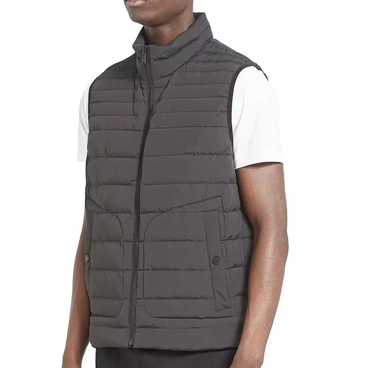 Chinese wholesale Custom Cotton Padded Coat - Custom Men’s Cotton Paddec Quilted Puffer Vest – AIKA