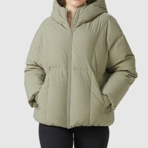 Women’s Puffer Cotton Padded Down Jacket With Hood High Quality Custom