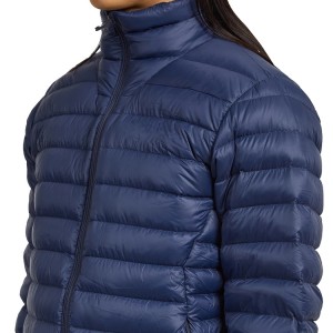 Light Mens Down Quilted Jacket Bubble Coat Custom Wholesale