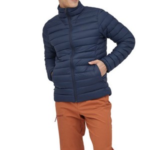Top Suppliers Puffer Coat Waterproof - Custom Wholesale Lightweight Men’s Stand Collar Down Jackets – AIKA