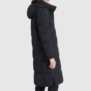Women’s Extra Long Waterproof Puffer Down Jacket Custom Wholesale
