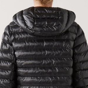 Women Hooded Down Quilted Jacket Warm Light Coat Casual Outwear New Stylish Spring Winter