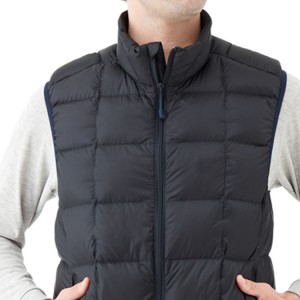 Winter Outdoor Steet Sports Custom Men’s Quilted Down Vest