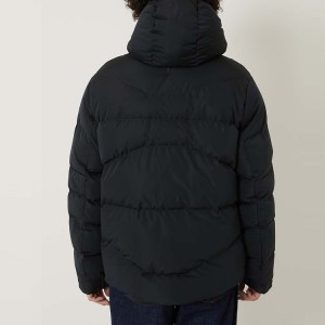 Custom Removable Hood Down Jacket Mens Waterproof Cotton Padded Coat Custom