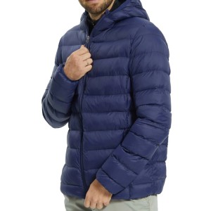 Men’s Hiking Waterproof Down Jacket Custom Lightweight Quilted Jacket