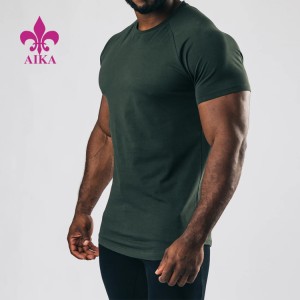 Priveate Brand Professional Blank Gym Sport Plain Compression T Shirt For Men Athletic Wear
