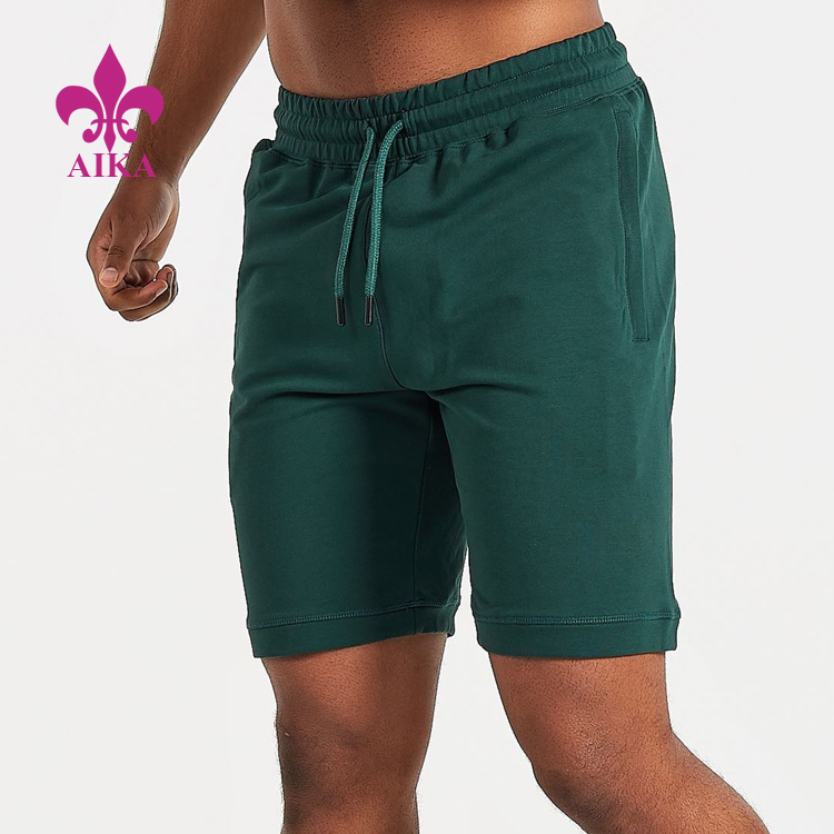 Custom Zipper Pocket Design Gym Wear Compression Clothing Mens Sports Shorts