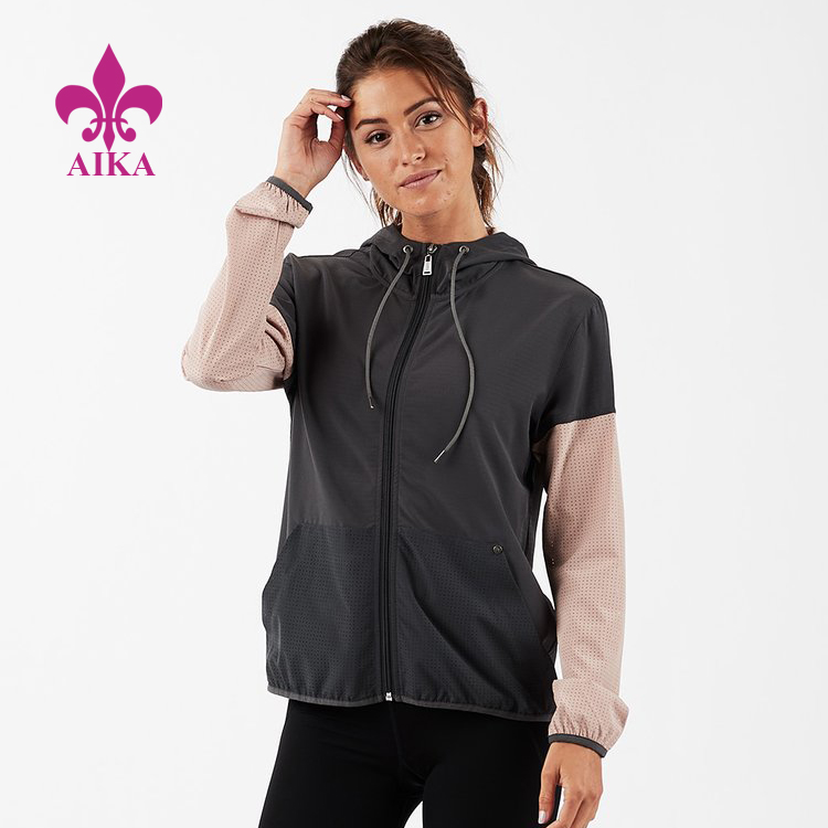 New apparel ladies lightweight ultra-soft fitness gym wear workout stonesteps winterbreak casual sports jacket