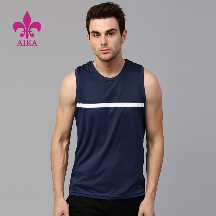 Custom  OEM Quick Dry Breathable Cotton Fitness Workout Sport Men’s Tank Top