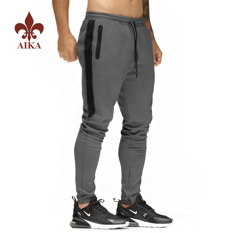 High quality wholesale polyester spandex men joggers custom straight style gym cargo pants