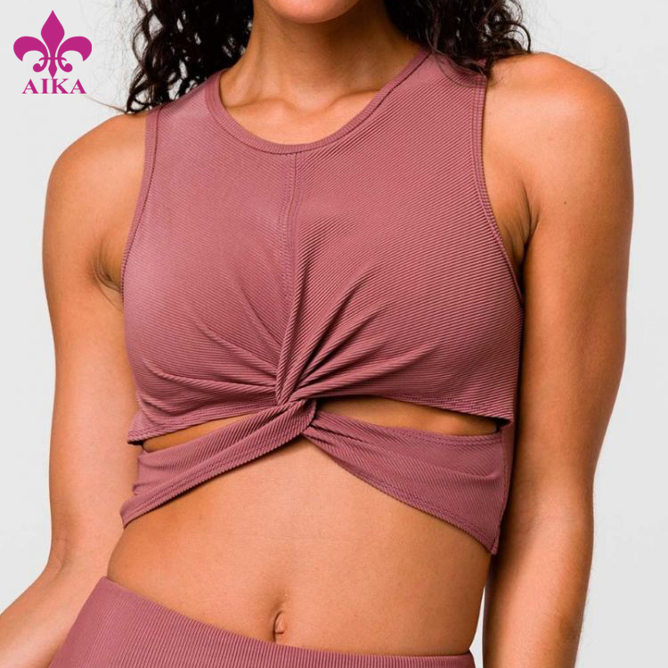 New apparel custom logo first quality sexy fitness women gym fashionable yoga sports tank tops