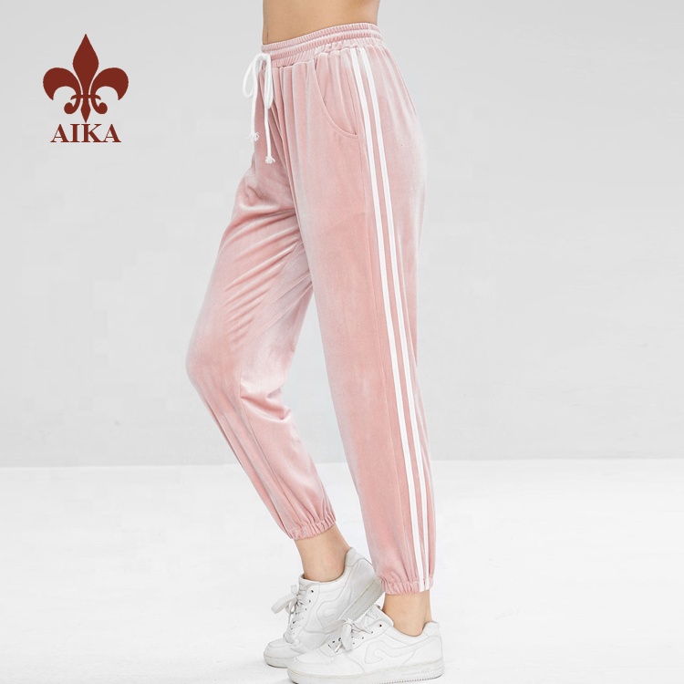 Hot New Products Tank Top Manufacturer - OEM factory cheap side stripe bulk reflective bulk harem cargo pants women – AIKA