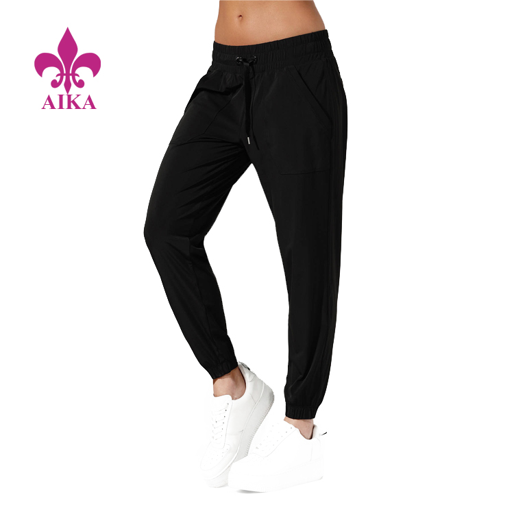 Latest Custom Sports Wear Lightweight Ankle Biter Active Pants Women Yoga Sweat Pants