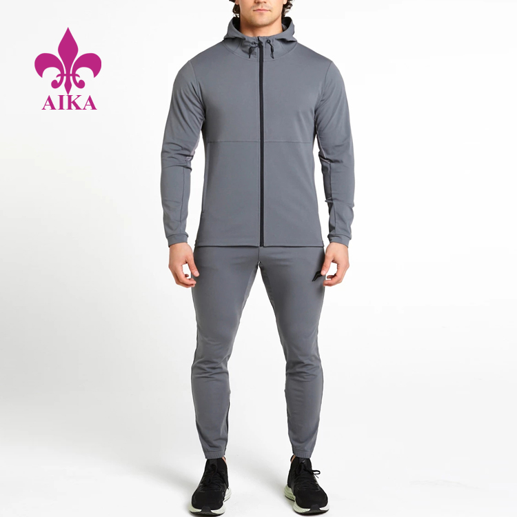 OEM comfortable sports tracksuits wholesale men plain blank sweat suits