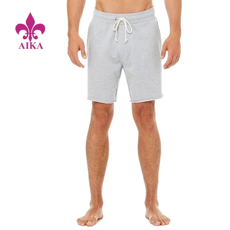 High Quality Custom Relaxed Fit Gym Clothing French Terry Men Workout Running Sports Shorts