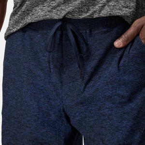 High Quality Polyester Elastic Wiast Men Gym Sports Shorts With Open Pocket