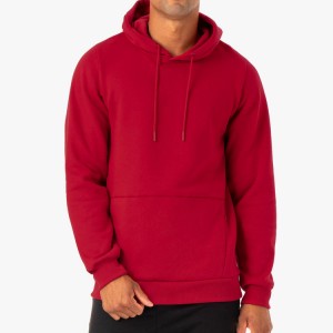 Wholesale Cotton Polyester Workout Blank Pullover Custom Plain Hoodies For Men
