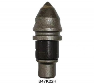 Round Shank B47k22h Bullet Teeth For Foundation Drilling