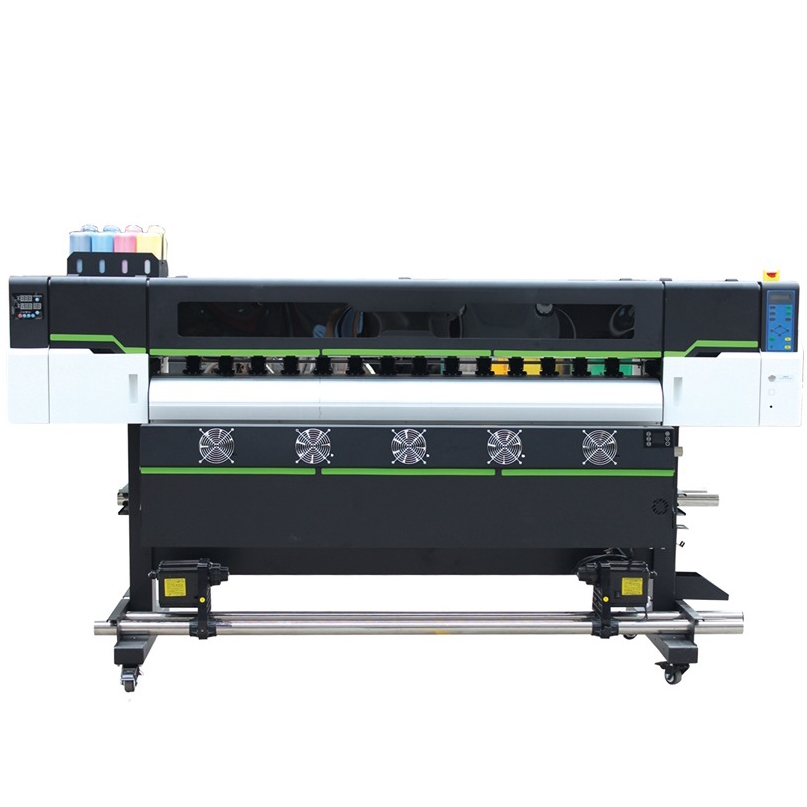 High speed 1.8m Eco solvent printer with 2pcs i3200 heads Featured Image