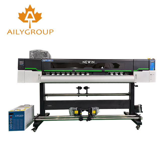 New Arrival 1.8m I3200 head U1 UV Roll to roll flexible film leather banner printer printing machine