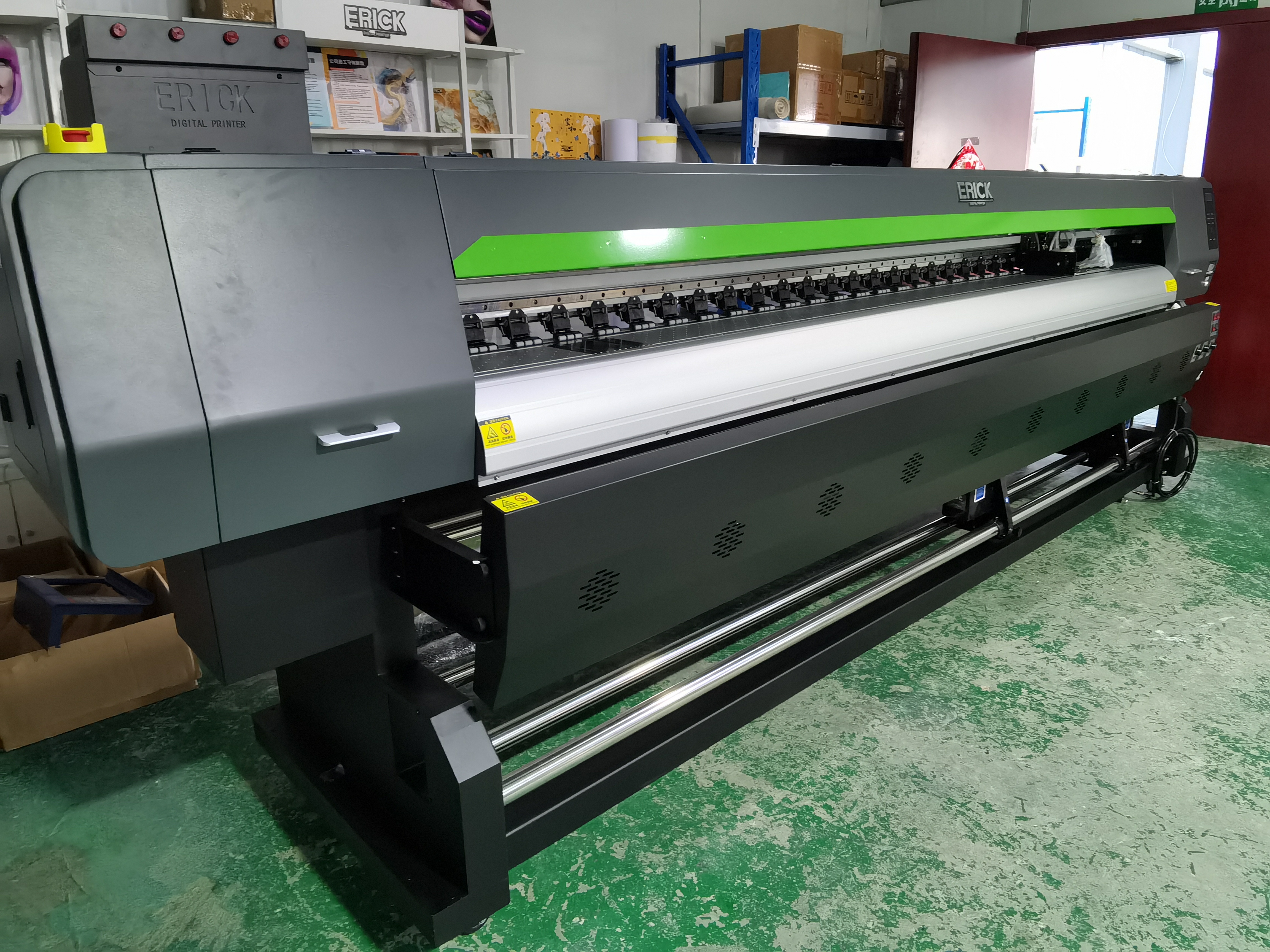 3.2m 10 feet  eco solvent printer large format EPS 3200 four heads  eco solvent printer for sale